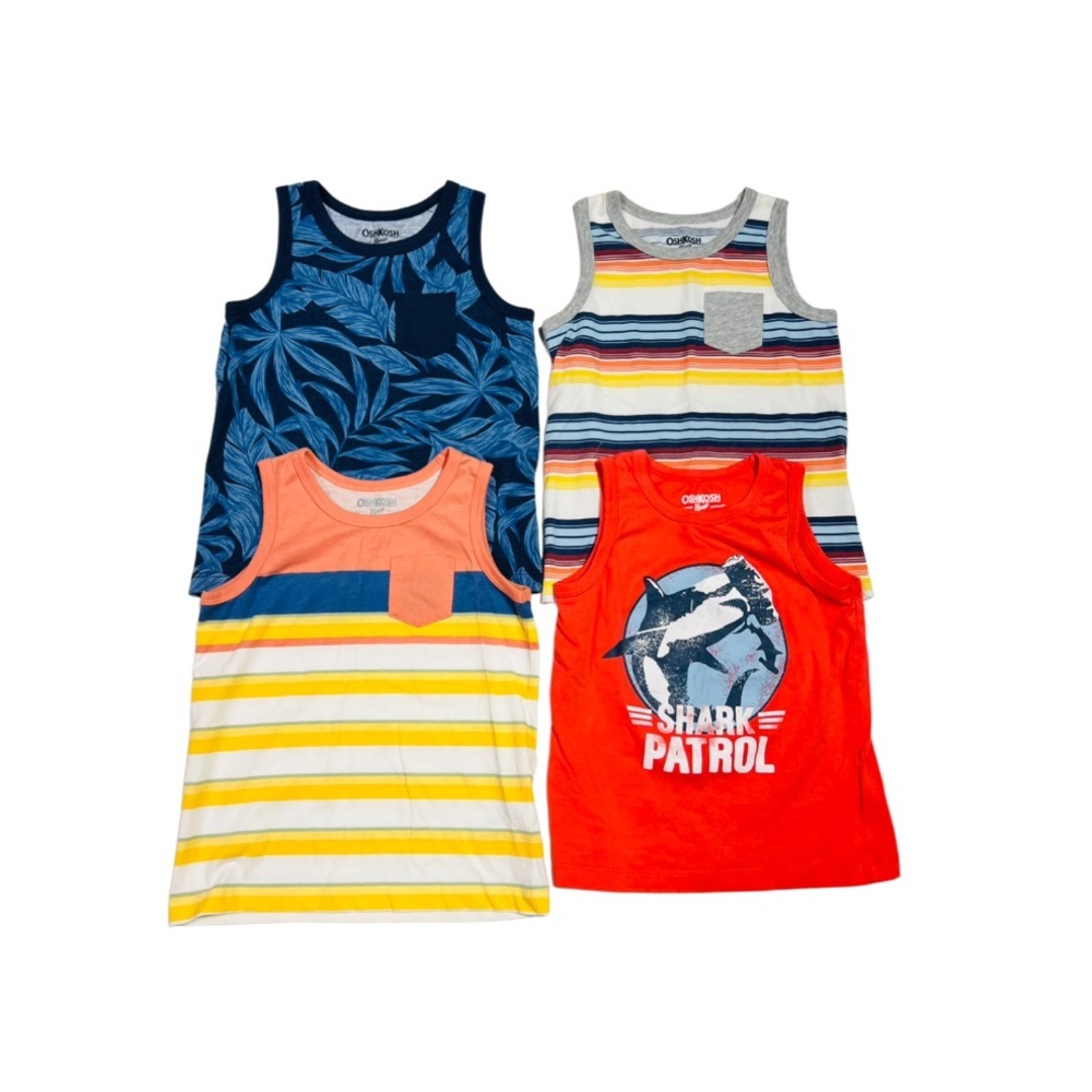 OshKosh B'gosh Blue and Orange Tank Tops Set